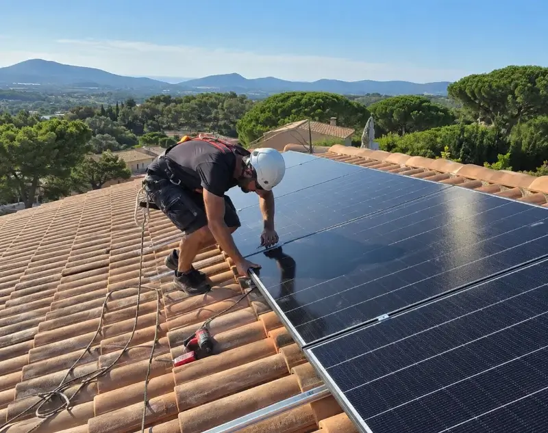Installateur panneaux solaires Saint-Pierre-dels-Forcats — pose photovoltaïque sur toiture