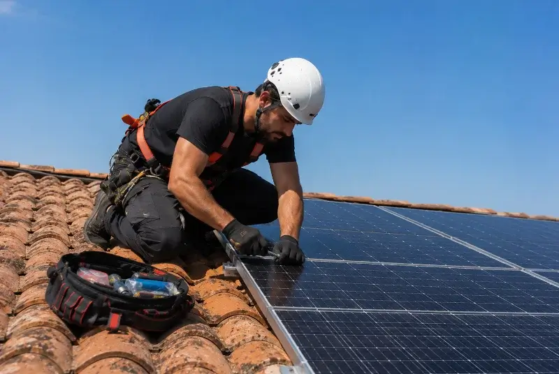 Maintenance et monitoring de panneaux solaires à Saint-Pierre-dels-Forcats