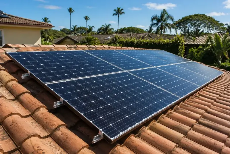 Installation de panneaux solaires à Saint-Pierre-dels-Forcats